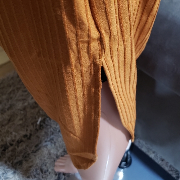 Nwt Stitchdrop mustard dress 1x - Picture 2 of 15